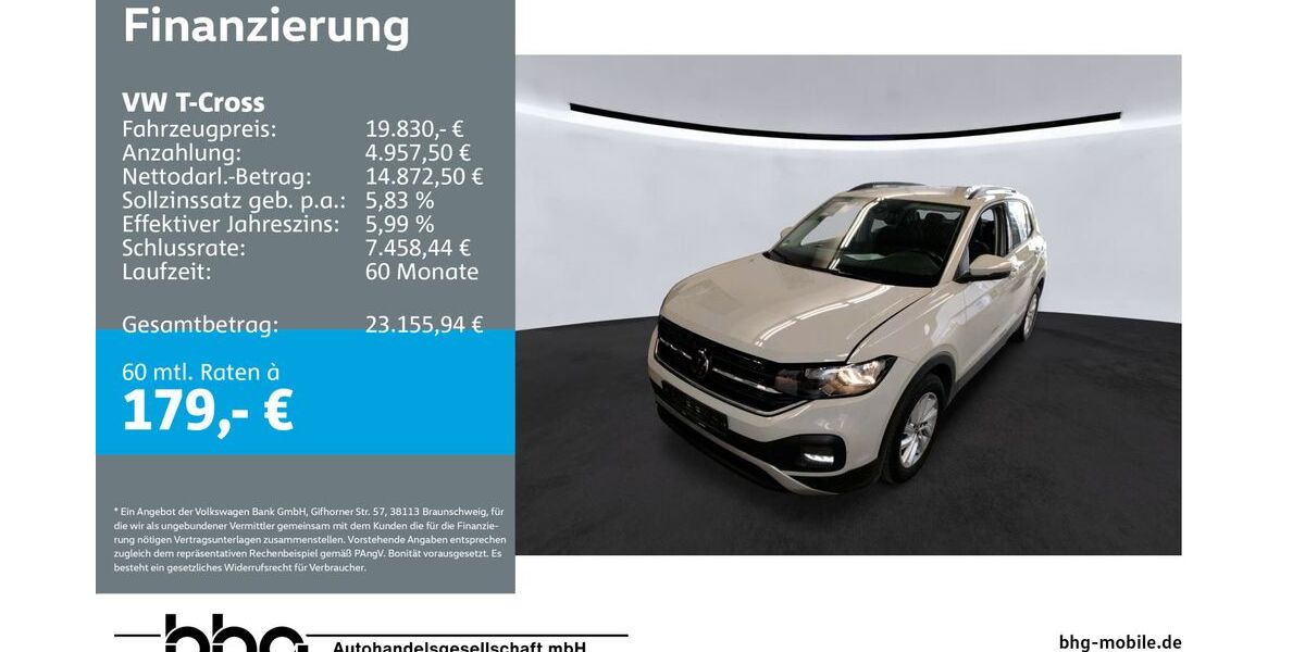 VW T-Cross 56.526 km 19.830 &euro; Balingen 72336