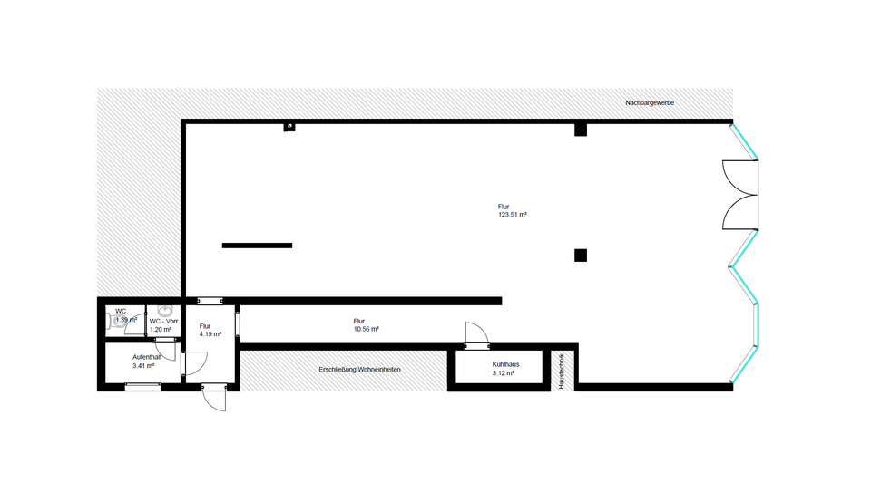 Gewerbeobjekt Syke - 1.400&euro; | Angebot:25269607