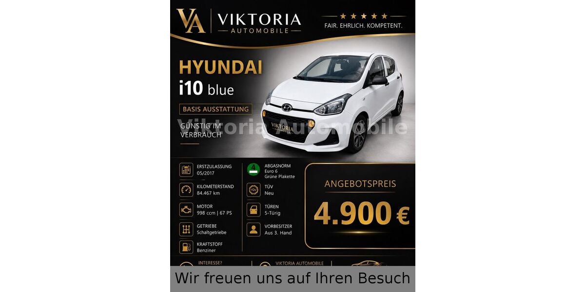 Hyundai i10 84.467 km 4.900 &euro; Saarlouis 66740