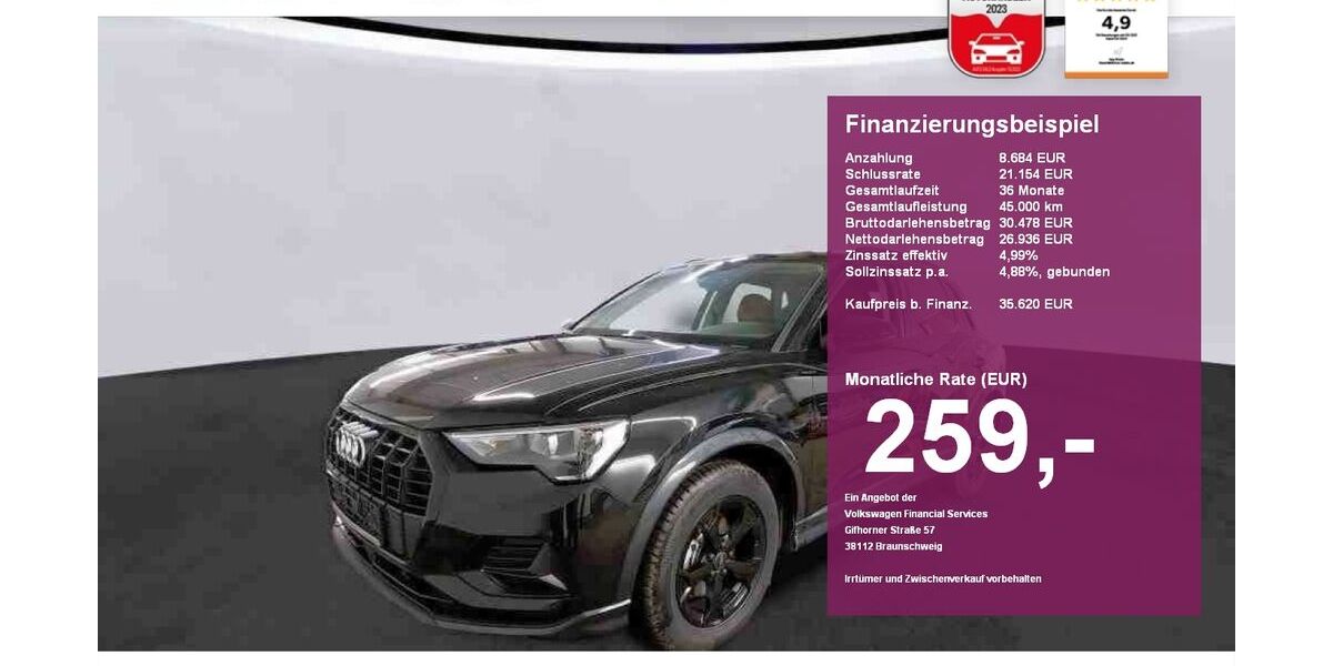Audi Q3 24.100 km 35.620 &euro; Albbruck 79774