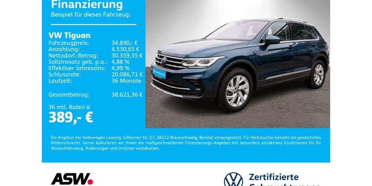 VW Tiguan 59.900 km 34.890 &euro; Neckarsulm 74172