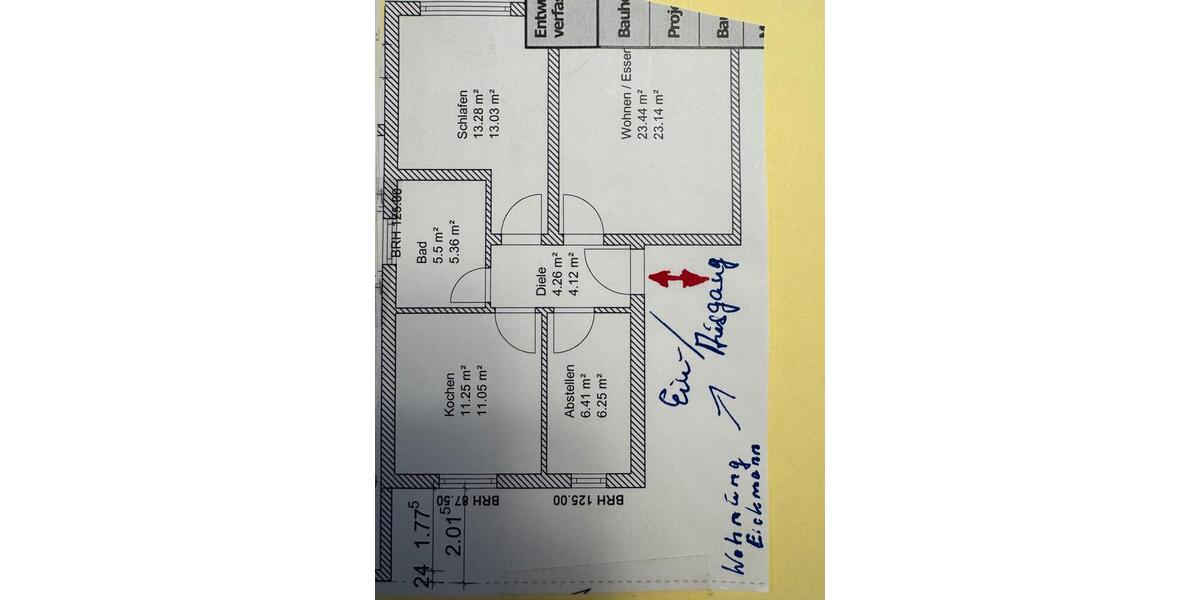 Erdgeschoßwohnung Osterode am Harz - 2.5 Zimmer, 65 m&sup2;, 110.000&euro; | Angebot:25383277