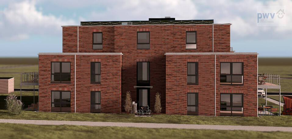 Moderne 3-Zimmer NeubauWohnung mit Terrasse in Aurich Haxtum!