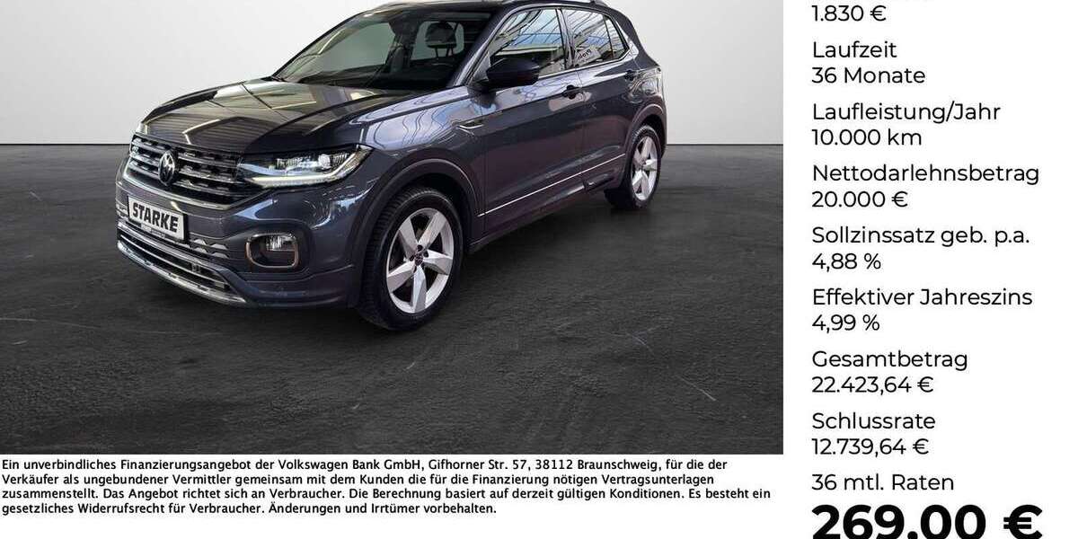 VW T-Cross 62.896 km 21.830 &euro; Osnabrück 49078