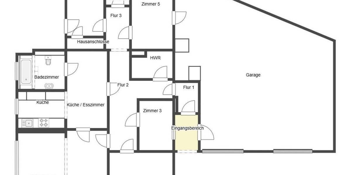 Einfamilienhaus Bestensee - 5 Zimmer, 98 m&sup2;, 349.900&euro; | Angebot:26435044
