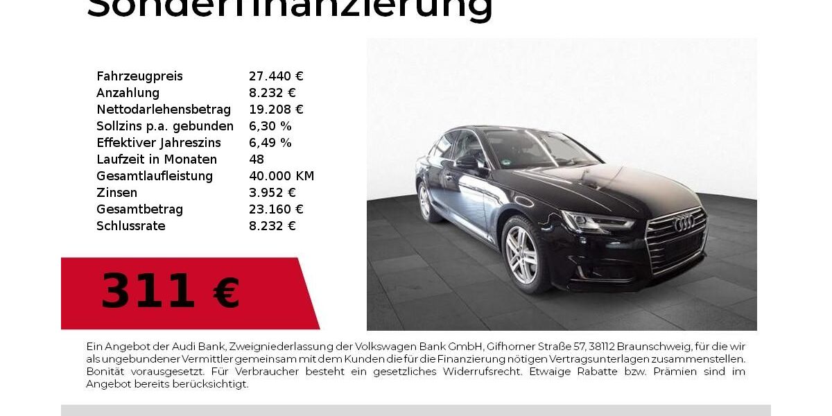 Audi A4 83.150 km 27.440 &euro; Nürnberg 90411