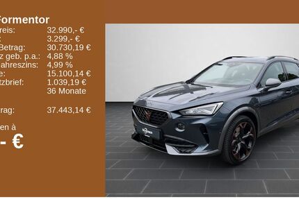 Cupra Formentor 9.803 km 32.990 € Saarbrücken 66115
