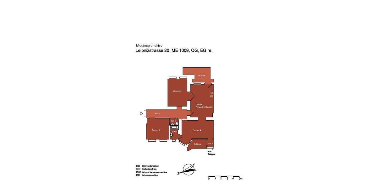 Etagenwohnung Berlin Charlottenburg - 4 Zimmer, 77 m&sup2;, 1.558&euro; | Angebot:25600528