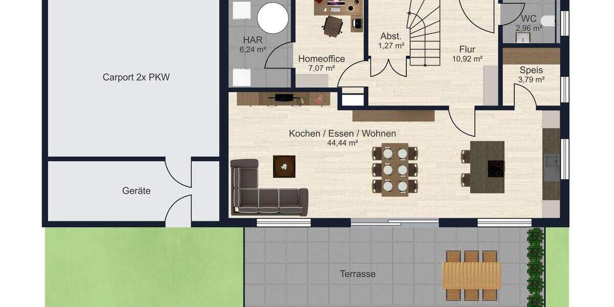 Einfamilienhaus Ergolding - 6 Zimmer, 150 m&sup2;, 989.000&euro; | Angebot:25691012