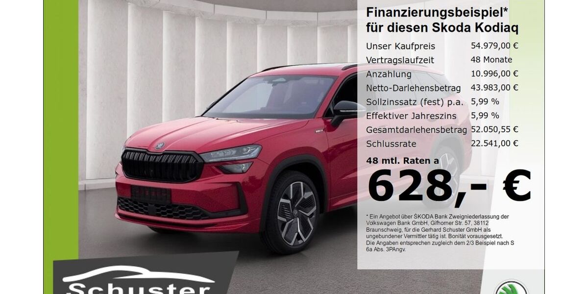 Skoda Kodiaq 1.891 km 52.880 &euro; Ruhstorf 94099
