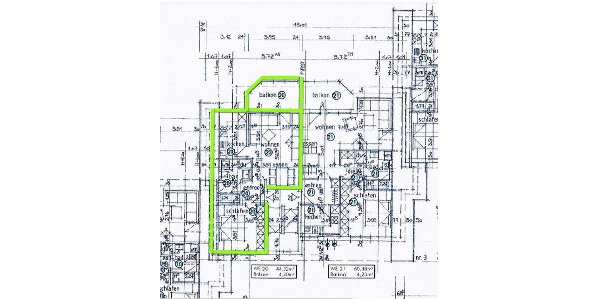 Dachgeschoßwohnung Rielasingen-Worblingen Worblingen - 2 Zimmer, 49 m&sup2;, 145.000&euro; | Angebot:26521271