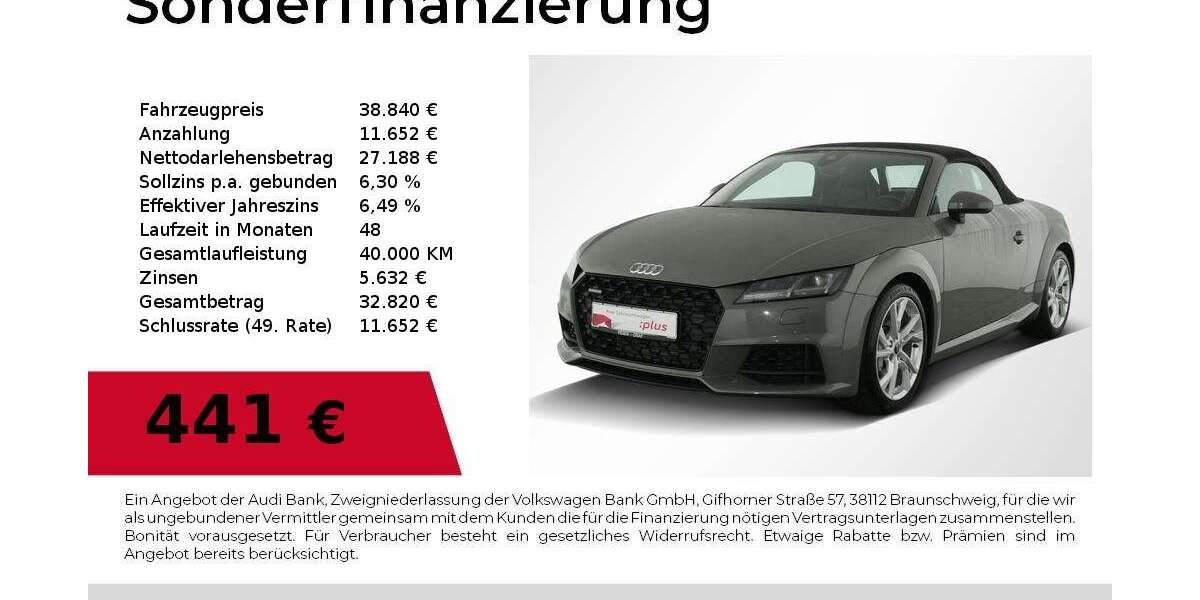 Audi TT 44.500 km 38.840 &euro; Nürnberg 90411
