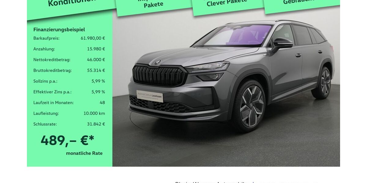 Skoda Kodiaq 1.009 km 61.980 &euro; Leverkusen 51379