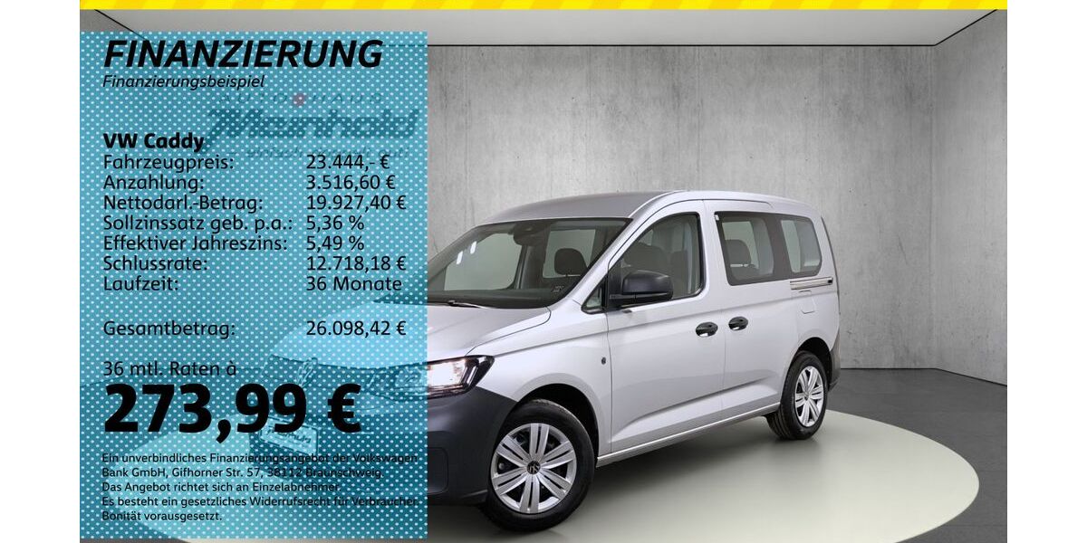VW Caddy 11.300 km 22.444 &euro; Auerbach/Rebesgrün 08209