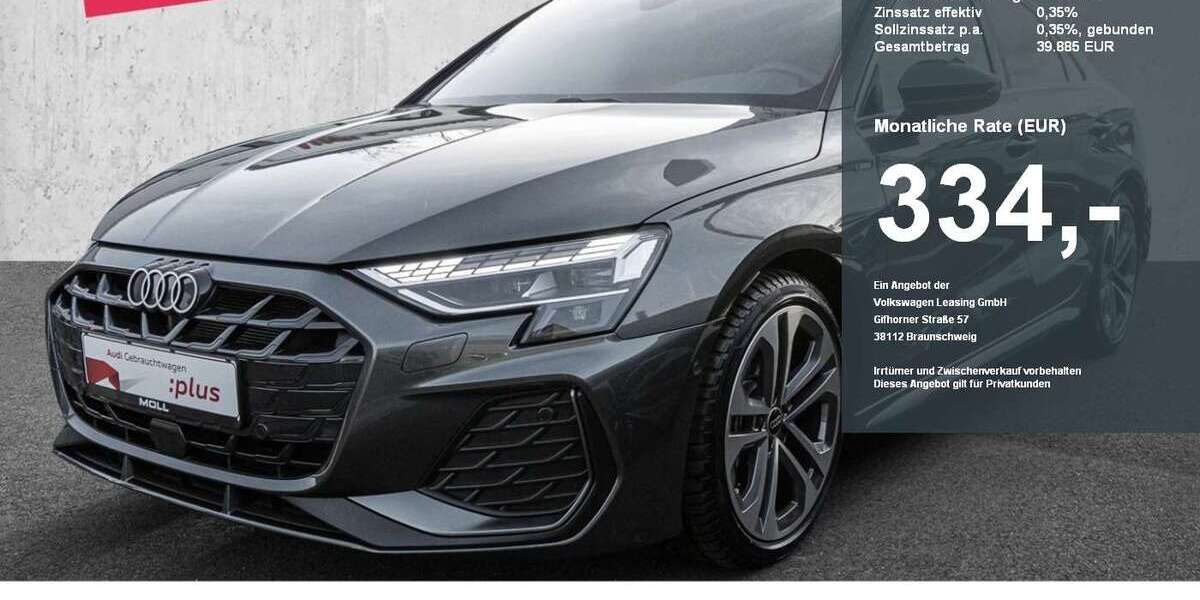 Audi A3 4.890 km 39.540 &euro; Düsseldorf 40549