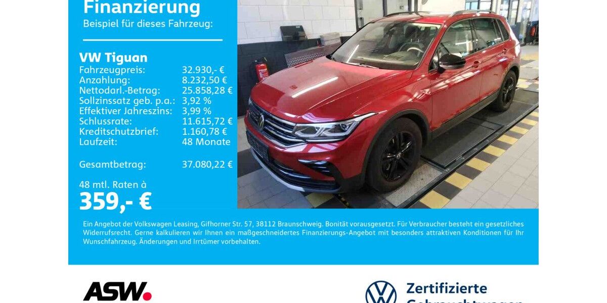 VW Tiguan 78.990 km 32.930 &euro; Sinsheim 74889