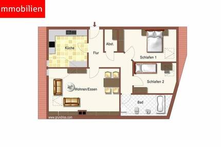 Wohnung Steinbach-Hallenberg Hallenberg - 3 Zimmer, 90 m&sup2;, 505&euro; | Angebot:26816351