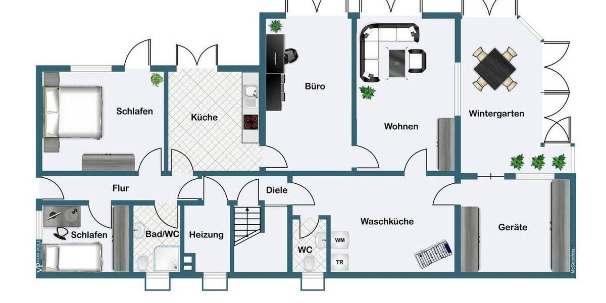 Bungalow Schweinfurt Haardt - 1 Zimmer, 265 m&sup2;, 2.200&euro; | Angebot:26583287