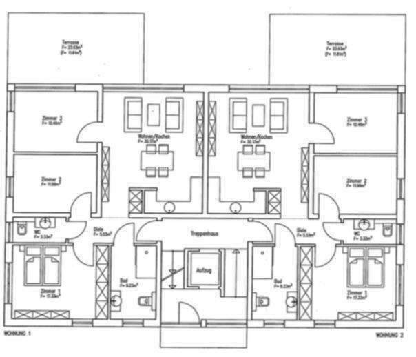 Etagenwohnung Kassel Harleshausen - 4 Zimmer, 100 m&sup2;, 499.000&euro; | Angebot:25357252