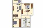 Etagenwohnung Hermsdorf - 4 Zimmer, 69 m&sup2;, 390&euro; | Angebot:25416761