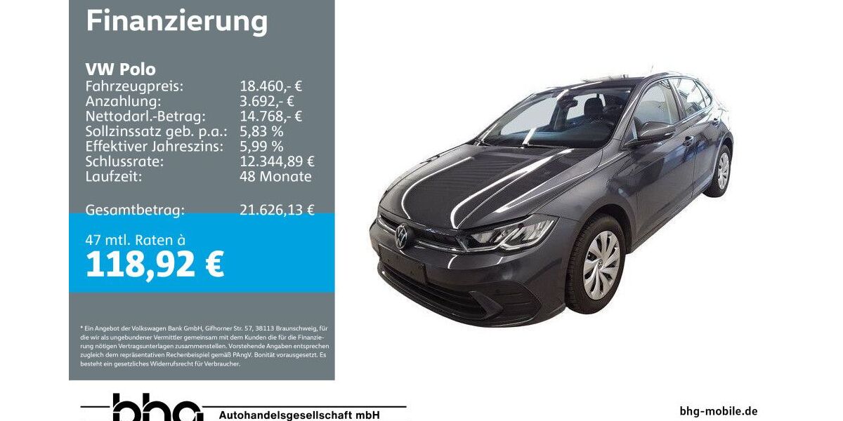 VW Polo 5.965 km 18.460 &euro; Rottweil 78628