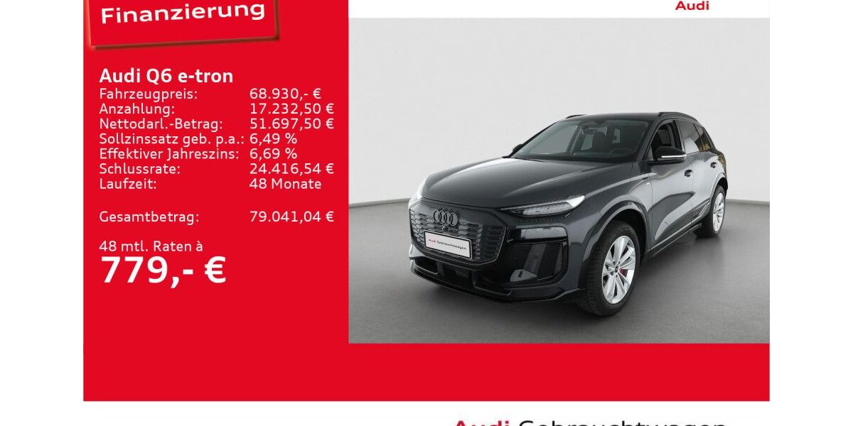 Audi Q6 e-tron 7.146 km 68.930 &euro; Ulm 89073