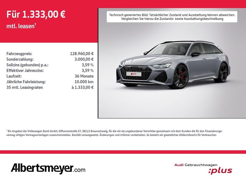 Audi RS6 15.852 km 128.960 € Nordhausen 99734