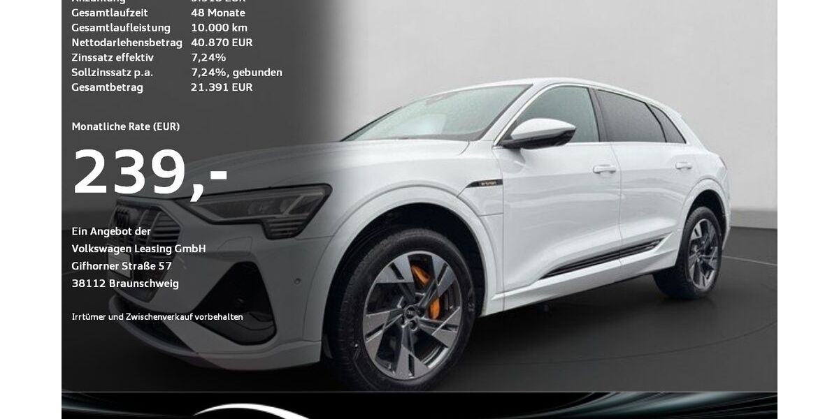 Audi e-tron 28.488 km 37.810 &euro; Ravensburg 88214