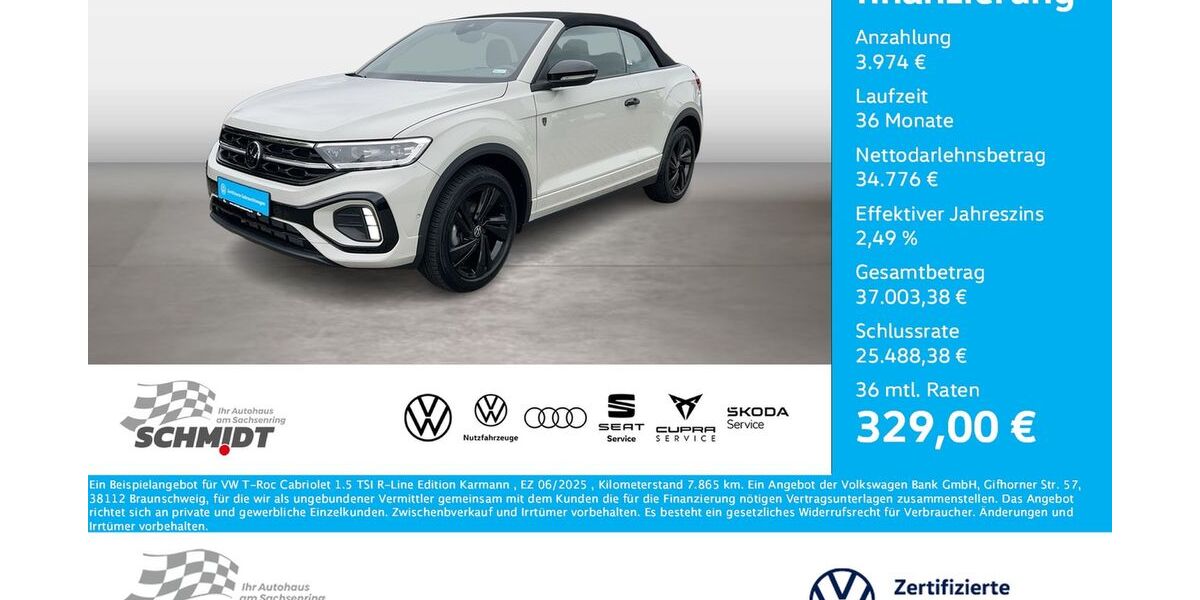 VW T-Roc 7.865 km 38.750 &euro; Bernsdorf 09337