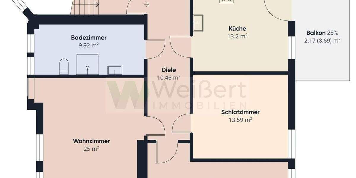 Etagenwohnung Wilster - 3 Zimmer, 88 m&sup2;, 169.000&euro; | Angebot:24112483