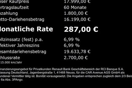 Renault Clio 8.083 km 17.999 &euro; Saarbrücken 66115