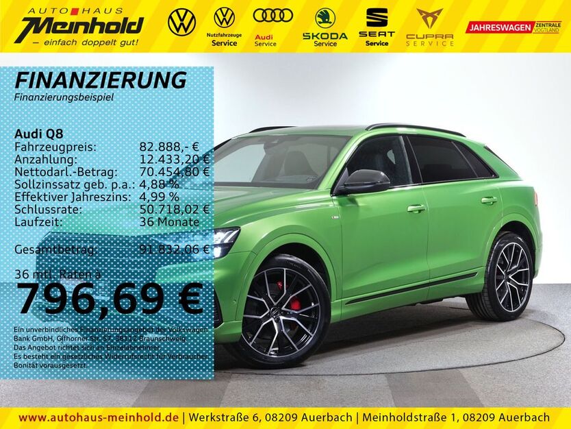 Audi Q8 24.800 km 82.888 € Auerbach/Rebesgrün 08209