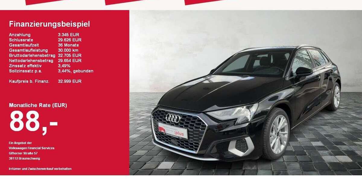 Audi A3 27.582 km 31.450 &euro; Wermelskirchen 42929