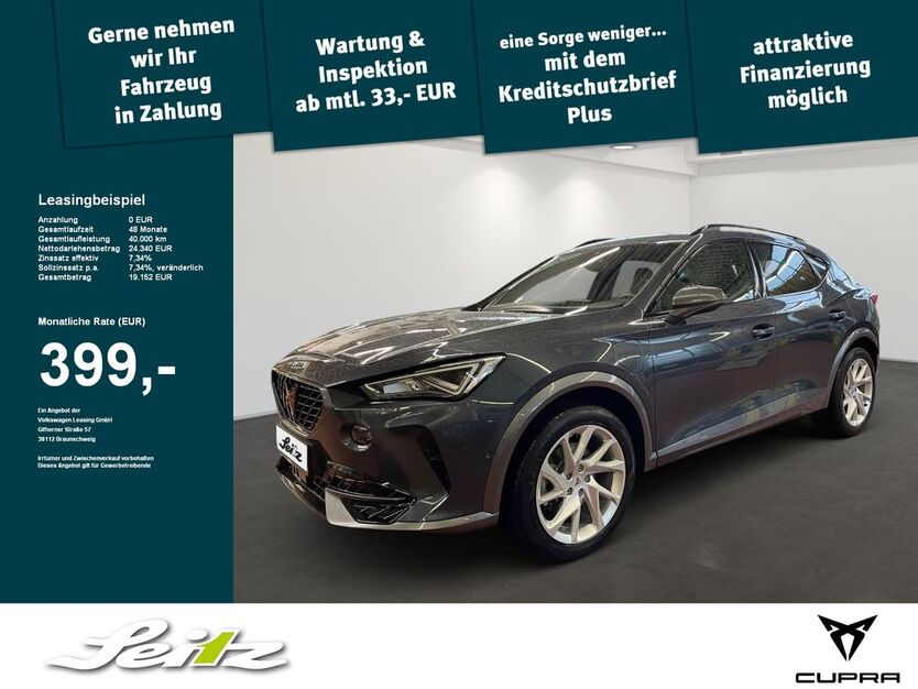 Cupra Formentor 36.670 km 24.190 € Leutkirch 88299