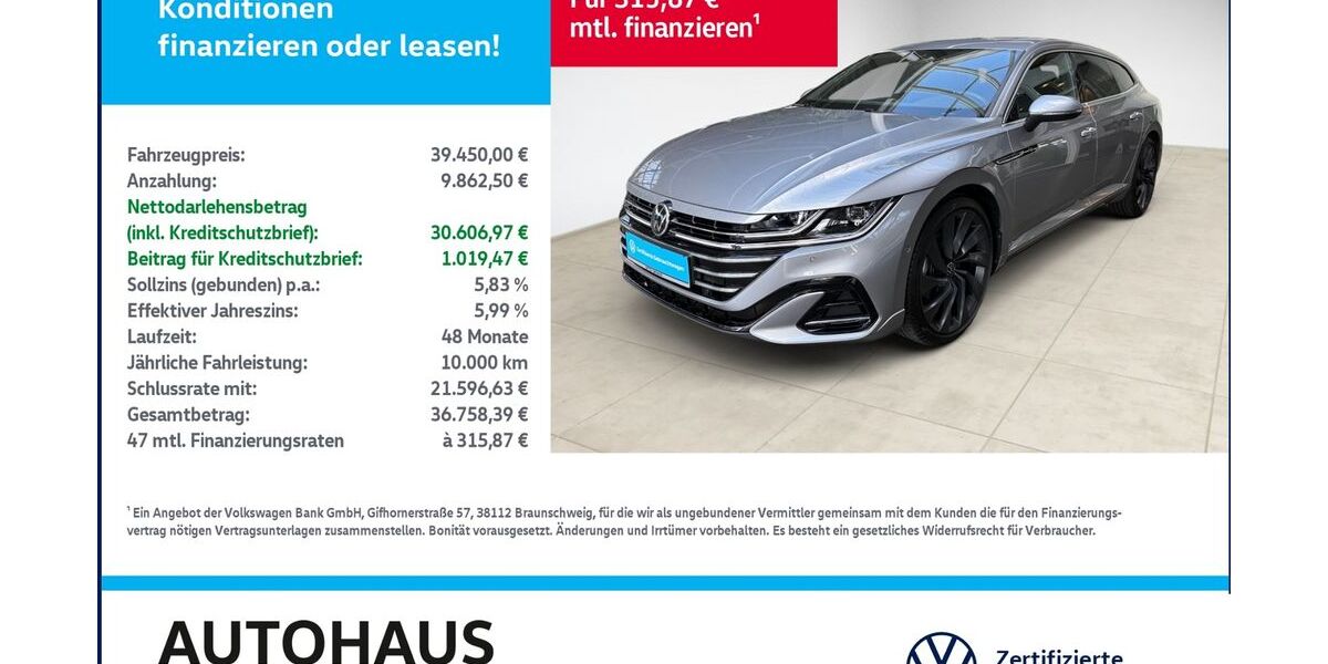 VW Arteon 4.976 km 38.980 &euro; Bitterfeld-Wolfen 06749