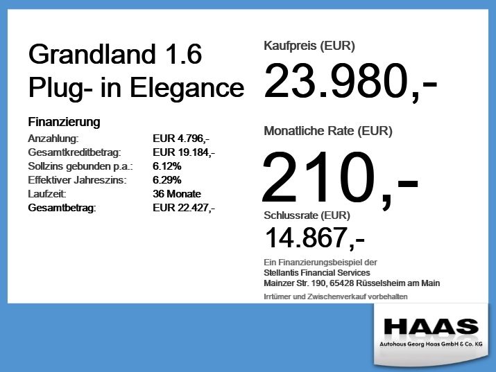 Opel Grandland (X) 45.900 km 23.980 &euro; Augsburg 86159