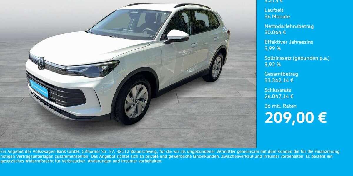 VW Tiguan 12.605 km 33.277 &euro; Dortmund-Marten 44379