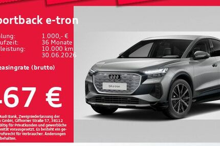 Audi Q4 e-tron 2.846 km 47.862 &euro; Eching 85386