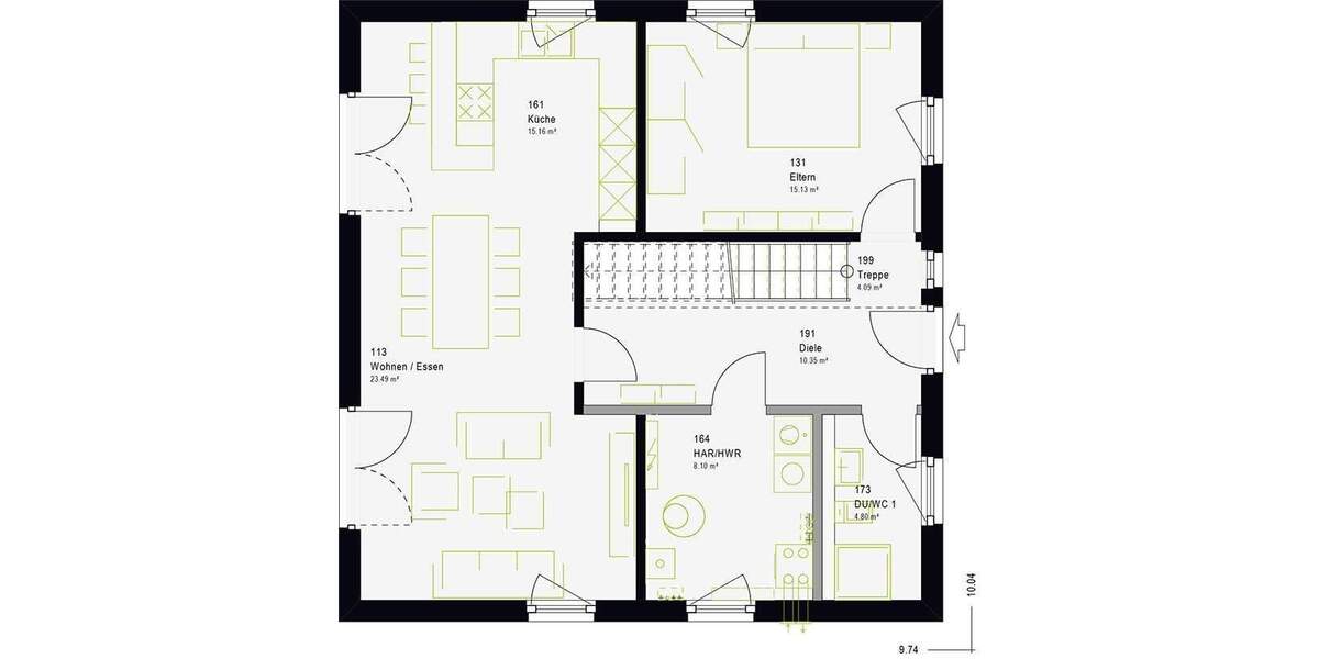 Einfamilienhaus Kreuztal Eichen - 4 Zimmer, 145 m&sup2;, 359.000&euro; | Angebot:25335775