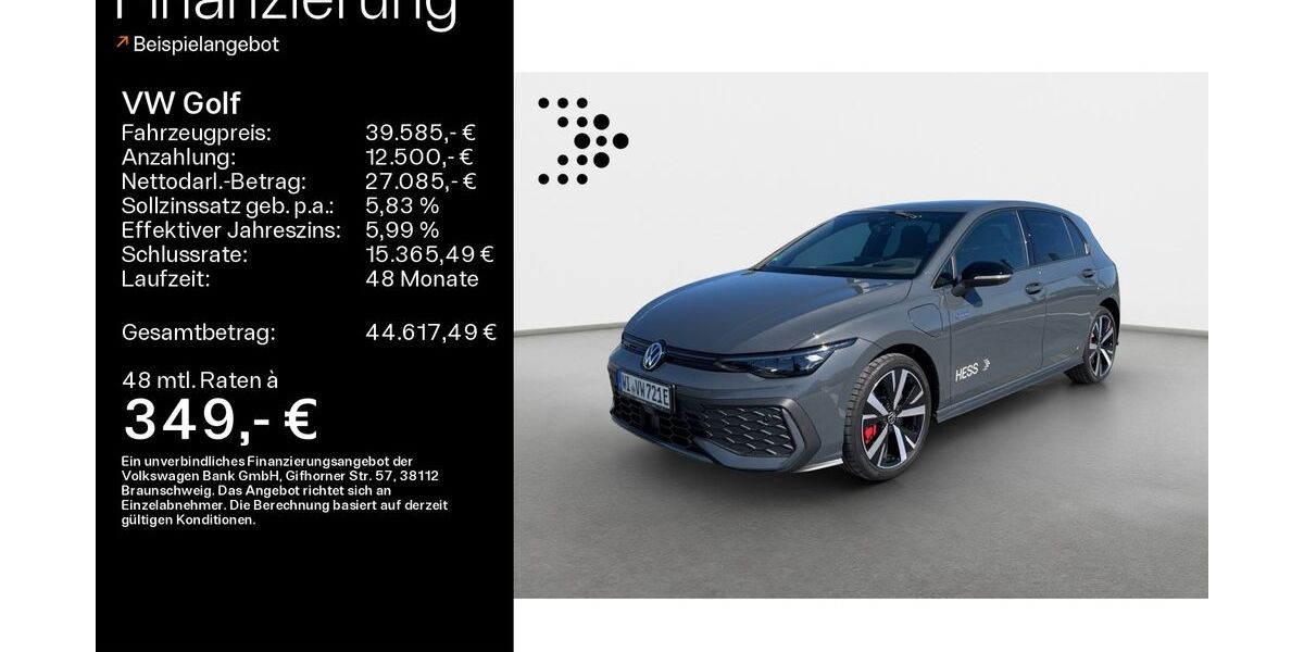 VW Golf 9.900 km 39.585 &euro; Büdingen 63654