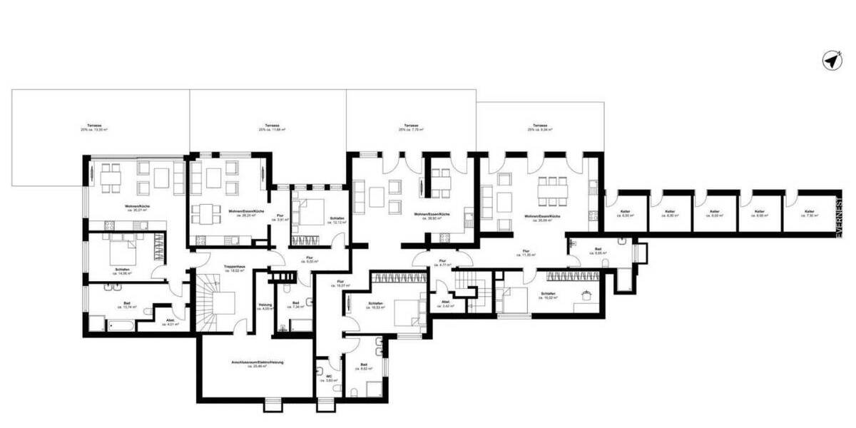 Etagenwohnung Schmallenberg Bödefeld - 2 Zimmer, 75 m&sup2;, 249.700&euro; | Angebot:25686340