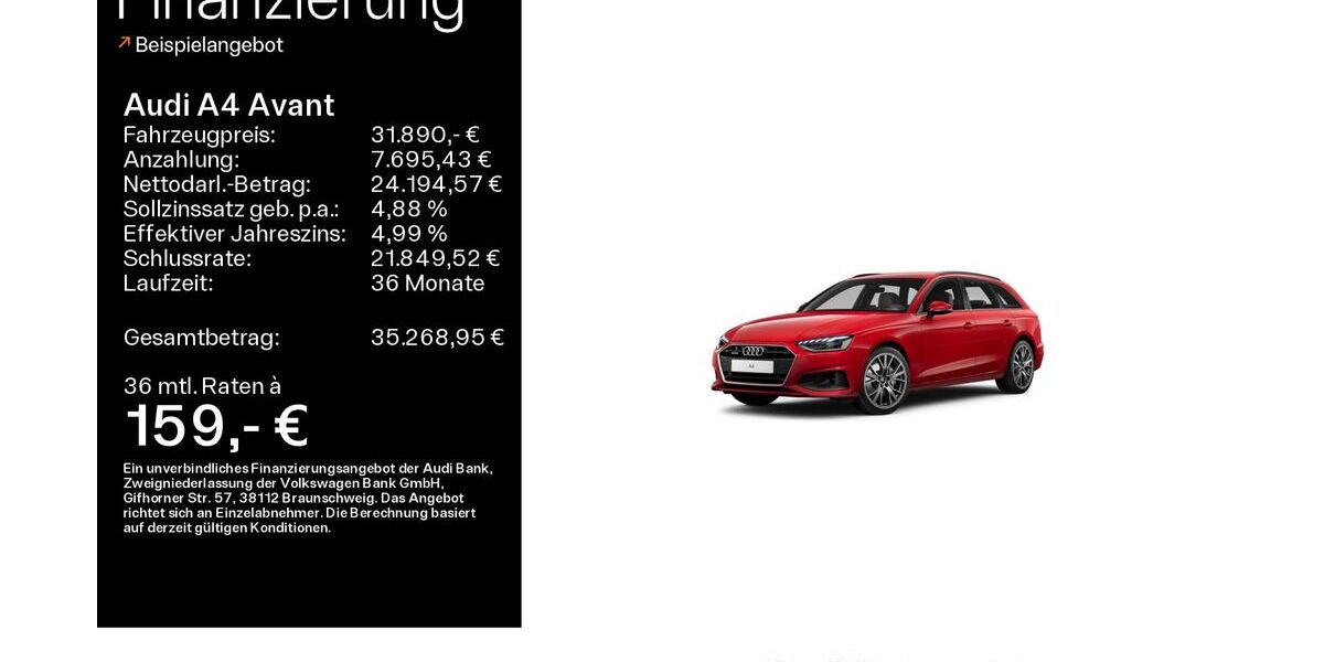 Audi A4 44.841 km 31.890 &euro; Eisenach 99817