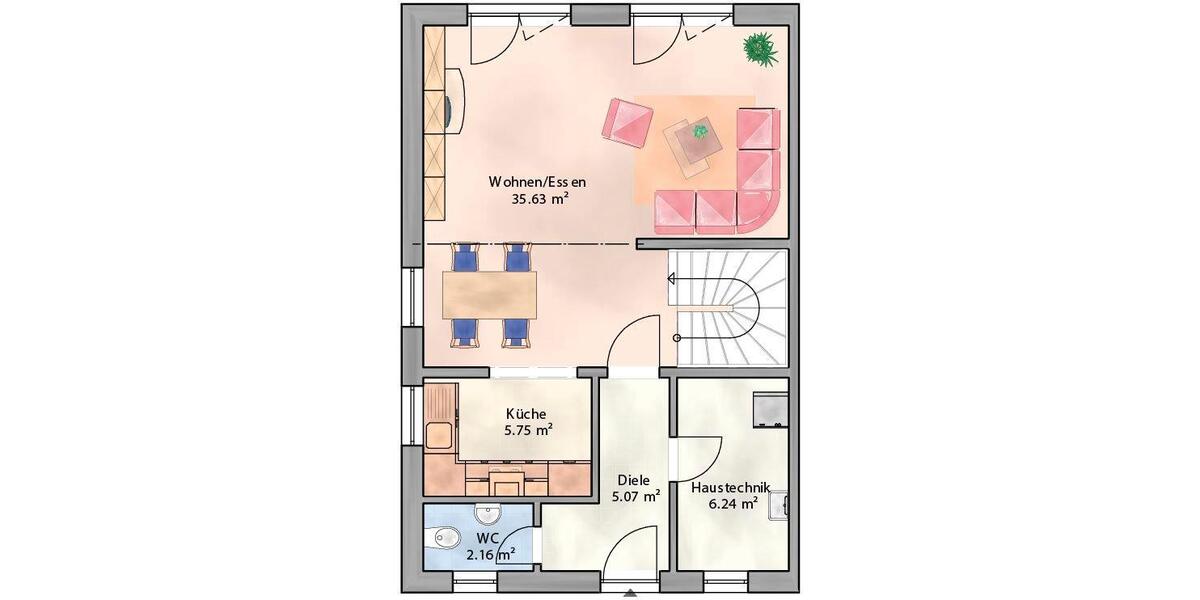 Doppelhaushälfte Bad Hersfeld - 4 Zimmer, 120 m&sup2;, 494.500&euro; | Angebot:26252729