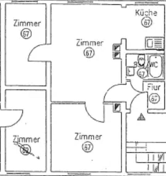 Etagenwohnung Salzgitter - 2 Zimmer, 50 m&sup2;, 59.990&euro; | Angebot:26919002
