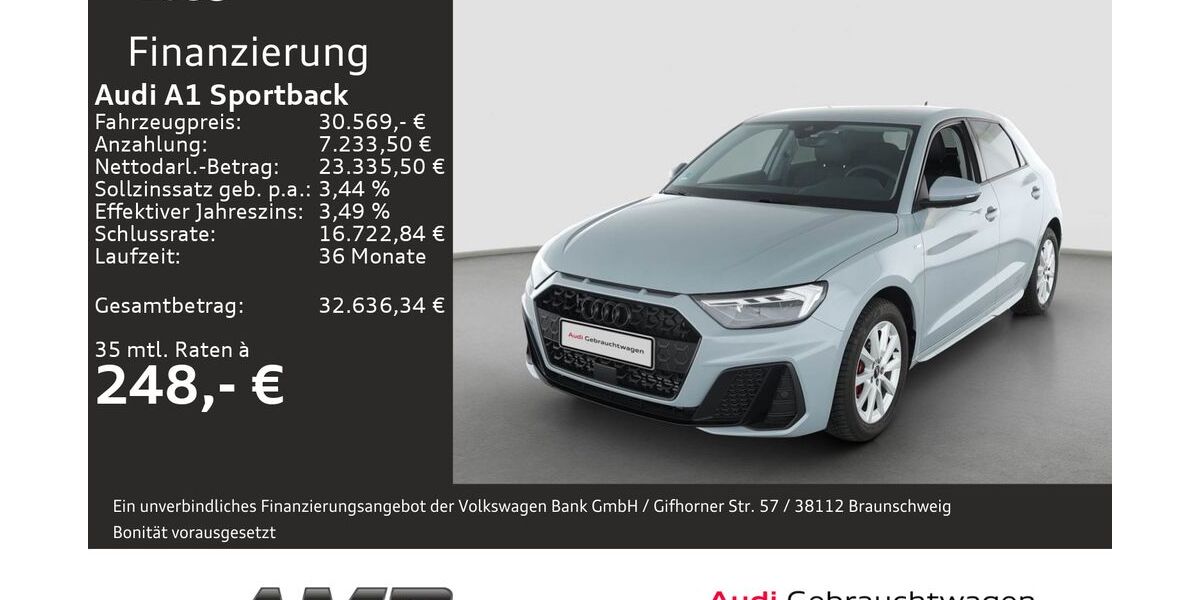 Audi A1 4.070 km 29.850 &euro; Borna 04552