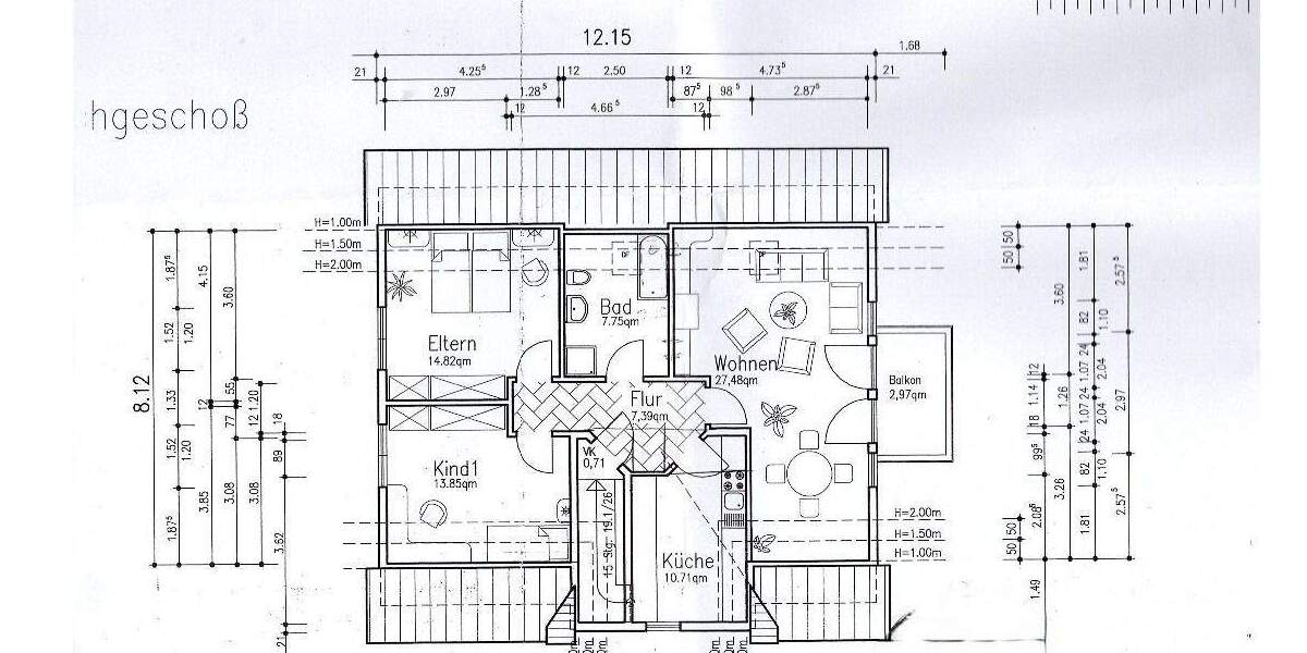 Etagenwohnung Schönwalde-Glien Schönwalde-Siedlung - 3 Zimmer, 84 m&sup2;, 359.000&euro; | Angebot:25245993