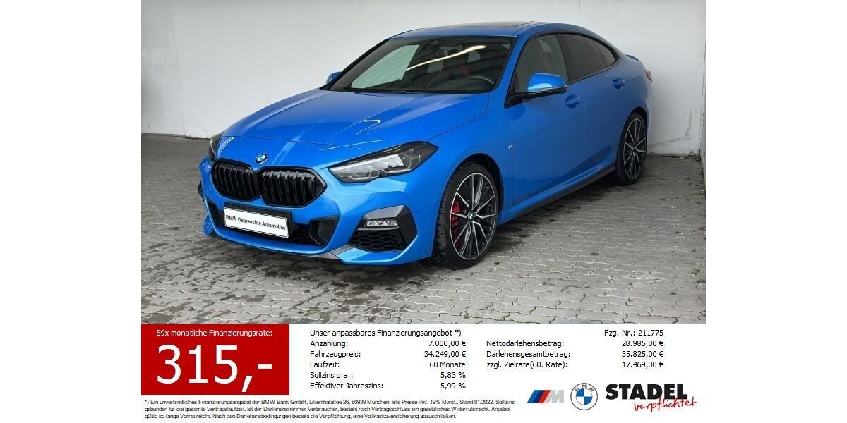 BMW 220 Gran Coupé 32.784 km 33.880 &euro; Heilbronn 74074