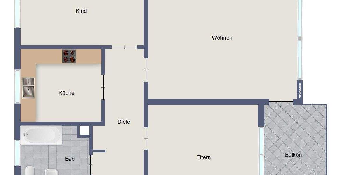 Etagenwohnung Bad Zwischenahn Bad Zwischenahn II - 3 Zimmer, 67 m&sup2;, 160.000&euro; | Angebot:25247722