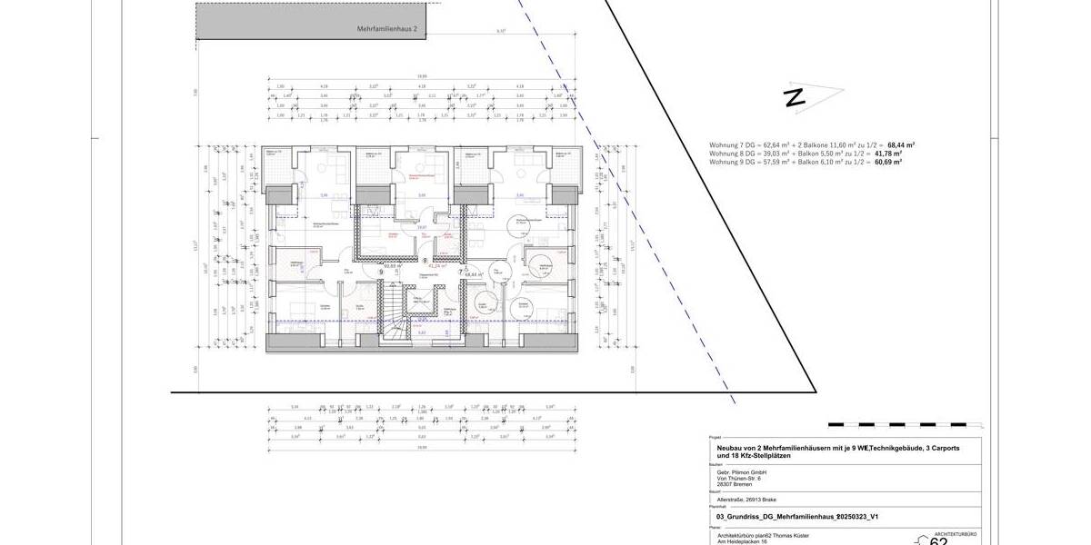 Etagenwohnung Brake - 2 Zimmer, 60 m&sup2;, 206.000&euro; | Angebot:25669815