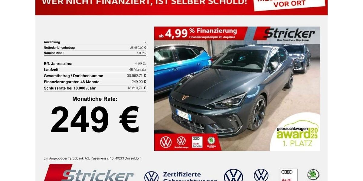 Cupra Leon 10.280 km 25.949 &euro; Horn-Bad Meinberg 32805